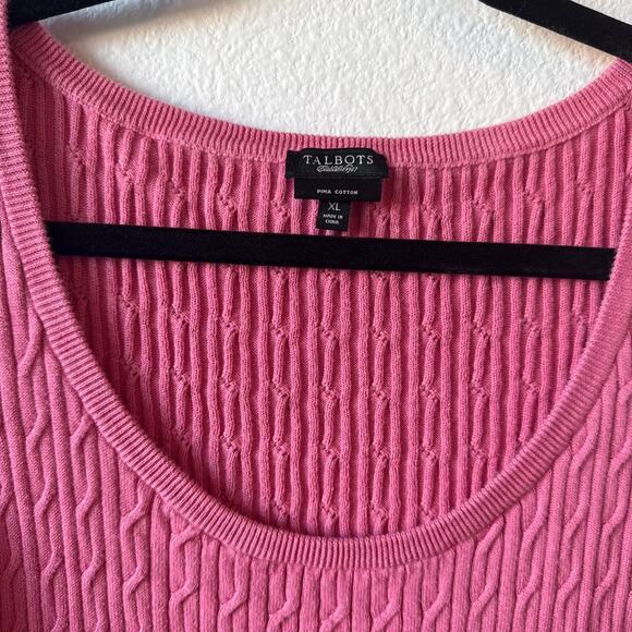 Vintage pink sweater tank top - Picture 3 of 3